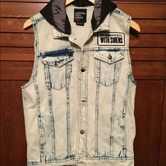 ⚠️ISO ⚓Sleeping with Sirens⚓ Denim Vest⚠️ - Picture 2 of 7